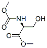 Serine,  N-(methoxycarbonyl)-,  methyl  ester 结构式