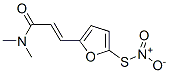 2-Furanacrylamide,  N,N-dimethyl-5-nitrothio-  (8CI) Struktur