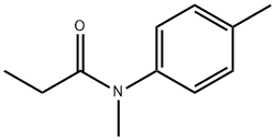 Propanamide,  N-methyl-N-(4-methylphenyl)- 结构式