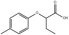 2-(4-methylphenoxy)butanoic acid Struktur