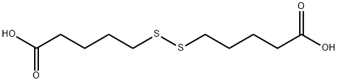 PENTANOIC ACID, 5,5'-DITHIOBIS- (9CI) 结构式