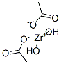 bis(acetato-O)dihydroxyzirconium Structure