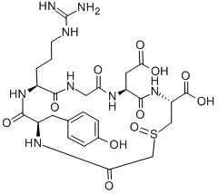 CYCLO(-D-TYR-ARG-GLY-ASP-CYS (CARBOXYMETHYL)-OH) SULFOXIDE