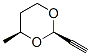 1,3-Dioxane, 2-ethynyl-4-methyl-, (2R-cis)- (9CI) Structure