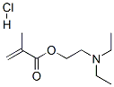 2-(diethylamino)ethyl methacrylate hydrochloride  Struktur