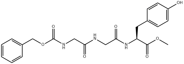 carbobenzoxy-glycyl-glycyl-tyrosine methyl ester 化学構造式