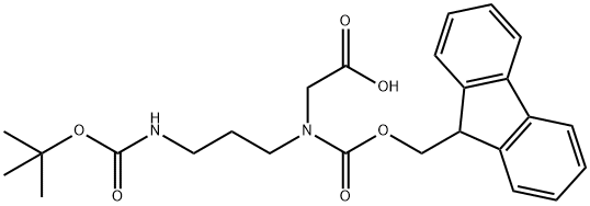 N-(9H-フルオレン-9-イルメトキシカルボニル)-N-[3-(tert-ブトキシカルボニルアミノ)プロピル]グリシン