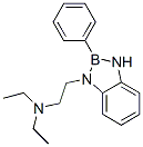 2,3-Dihydro-3-(2-diethylaminoethyl)-2-phenyl-1H-1,3,2-benzodiazaborole Structure