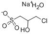 Натрий 3-хлор-2-hydroxypropanesulfonate полугидра структура