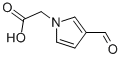 1H-Pyrrole-1-acetic acid, 3-formyl- (9CI) Structure