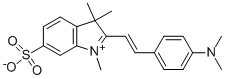 2-(4-DIMETHYLAMINOSTYRYL)-6-SULFO-1,3,3-TRIMETHYLINDOLIUM BETAINE,143239-22-9,结构式