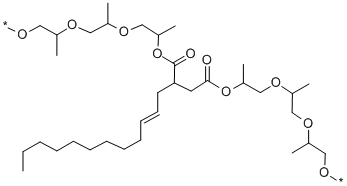 2-十二碳烯基琥珀聚丙氧基酯,143269-29-8,结构式