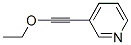 Pyridine, 3-(ethoxyethynyl)- (9CI) Structure