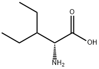 D-2-Amino-3-ethylpentanoic acid Struktur