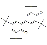 2,4-Di-tert-butyl-6-(3,5-di-tert-butyl-4-oxo-2,5-cyclohexadien-1-ylidene)-2,4-cyclohexadien-1-one 结构式