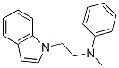 1-(N-methylanilinoethyl)indole Structure