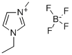 1-乙基-3-甲基咪唑四氟硼酸盐, 143314-16-3, 结构式