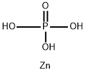 zinc hydrogen phosphate ,14332-60-6,结构式