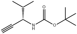 Carbamic acid, [(1S)-1-(1-methylethyl)-2-propynyl]-, 1,1-dimethylethyl ester|(S)-(4-甲基戊-1-YN-3-基)氨基甲酸叔丁酯