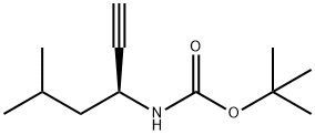 Carbamic acid, (1-ethynyl-3-methylbutyl)-, 1,1-dimethylethyl ester, (S)- (9CI) Structure