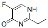 4(1H)-Pyrimidinone, 2-ethyl-5-fluoro- (9CI),143328-91-0,结构式