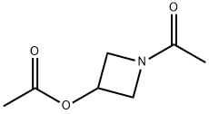3-Azetidinol, 1-acetyl-, acetate (ester) (9CI) Structure