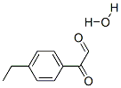 2-(4-ethylphenyl)-2-oxoacetaldehyde hydrate Structure