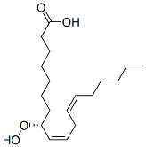 (8R,9Z,12Z)-8-hydroperoxyoctadeca-9,12-dienoic acid Structure