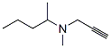 N-methyl-N-(2-pentyl)propargylamine 结构式