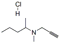 N-methyl-N-prop-2-ynyl-pentan-2-amine hydrochloride Structure