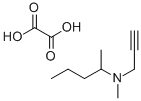 N-Methyl-N-2-propynyl-2-pentanamine ethanedioate (1:1) Structure