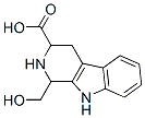 1-hydroxymethyl-tetrahydro-beta-carboline-3-carboxylic acid Struktur
