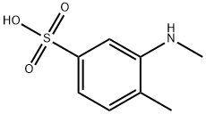 2-(methylamino)toluene-4-sulphonic acid Structure