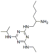 2-aminohexylamino-4-ethylamino-6-isopropylamino-1,3,5-triazine,143380-65-8,结构式