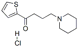 4-(1-piperidyl)-1-thiophen-2-yl-butan-1-one hydrochloride,143380-85-2,结构式
