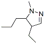 4-Ethyl-1-methyl-5-propyl-2-pyrazoline Structure