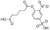 2-nitro-4-sulfophenyl adipate Structure