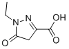 1H-Pyrazole-3-carboxylicacid,1-ethyl-4,5-dihydro-5-oxo-(9CI),143392-60-3,结构式