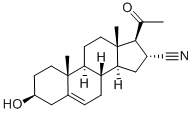 5-PREGNEN-3BETA-OL-20-ONE-16ALPHA-CARBONITRILE|5-孕烷-3Β-醇-20-酮-16Α-腈