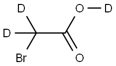 溴乙酸-D3 结构式