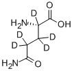 L-GLUTAMINE-2,3,3,4,4-D5 Struktur