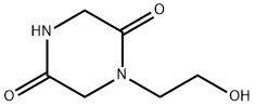 2,5-Piperazinedione,1-(2-hydroxyethyl)-(9CI) Structure
