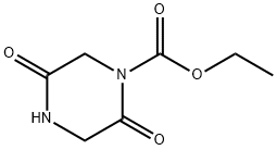 1-Piperazinecarboxylicacid,2,5-dioxo-,ethylester(9CI) Structure