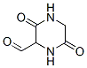 2-Piperazinecarboxaldehyde, 3,6-dioxo- (9CI) Struktur