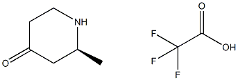 (S)-2-methylpiperidin-4-one hydrochloride Struktur
