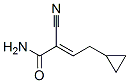 2-Butenamide,  2-cyano-4-cyclopropyl- 结构式