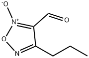 1,2,5-Oxadiazole-3-carboxaldehyde, 4-propyl-, 2-oxide (9CI) Structure