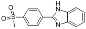 2-(4-[METHYLSULFONYL]PHENYL)-1H-BENZIMIDAZOLE Structure