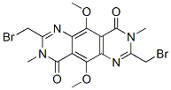 Pyrimido[4,5-g]quinazoline-4,9-dione,  2,7-bis(bromomethyl)-3,8-dihydro-5,10-dimethoxy-3,8-dimethyl- Structure
