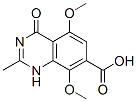 7-Quinazolinecarboxylic  acid,  1,4-dihydro-5,8-dimethoxy-2-methyl-4-oxo-  (9CI) Structure